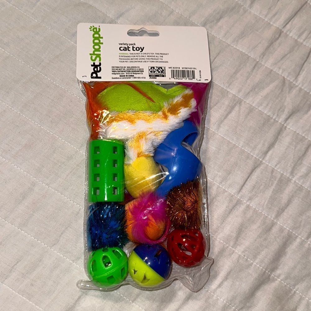 PetShoppeโCatย Toy Variety Pack Bundle 11 Assorted ToysโPackage - Picture 3 of 9